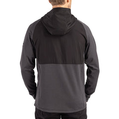 Philadelphia Eagles  Cutter & Buck Peshastin Eco Fleece Recycled Raglan Full-Zip Tri-Blend Hybrid Jacket