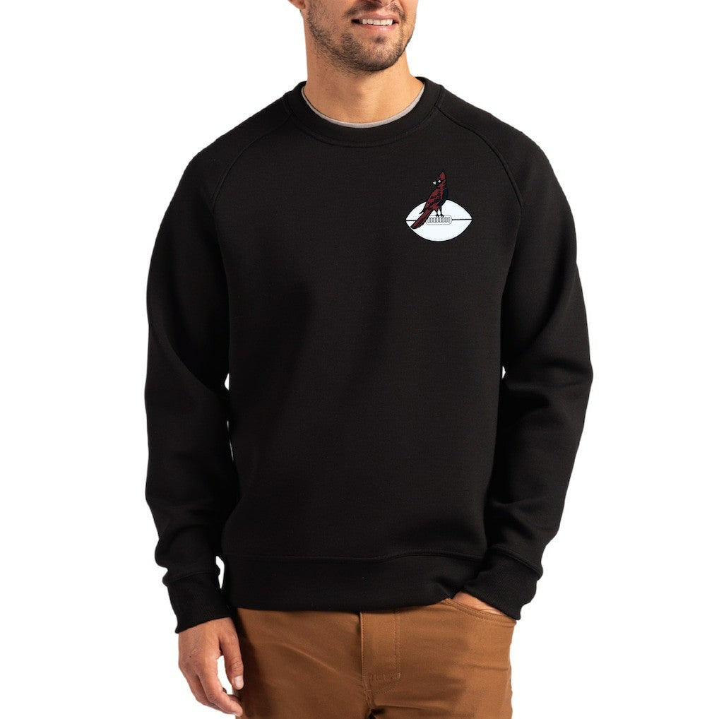Arizona Cardinals  Cutter & Buck Throwback Roam Recycled Raglan Pullover Sweatshirt