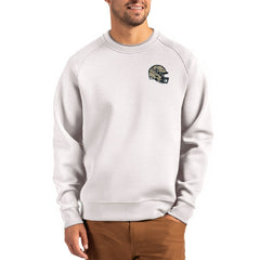 New Orleans Saints  Cutter & Buck Helmet Roam Recycled Raglan Pullover Sweatshirt