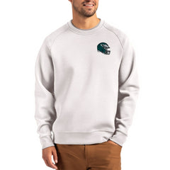 Philadelphia Eagles  Cutter & Buck Helmet Roam Recycled Raglan Pullover Sweatshirt