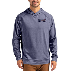 Philadelphia Eagles  Cutter & Buck Adapt Americana Knit Recycled Raglan Pullover Hoodie