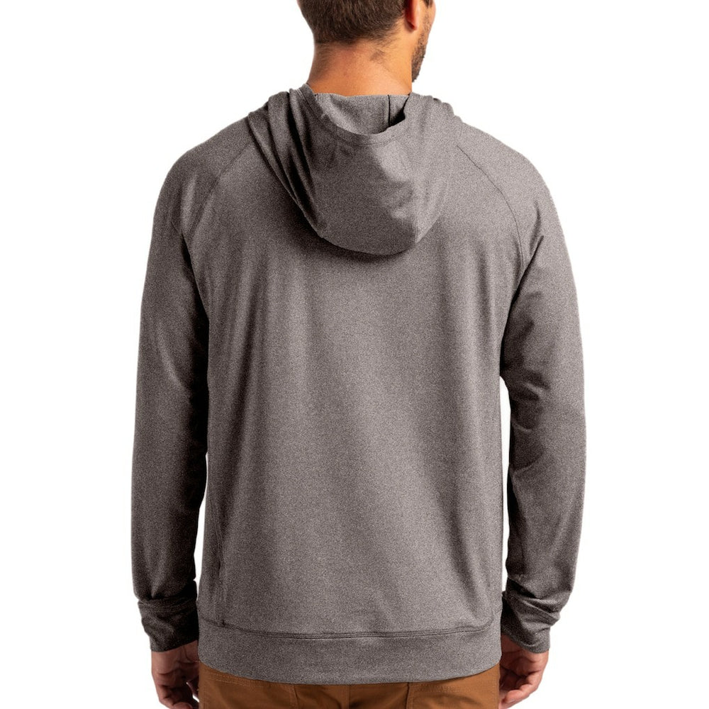 Washington Commanders  Cutter & Buck Adapt Knit Recycled Raglan Pullover Hoodie