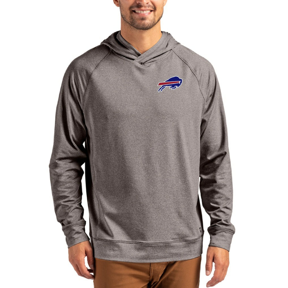 Buffalo Bills  Cutter & Buck Adapt Knit Recycled Raglan Pullover Hoodie