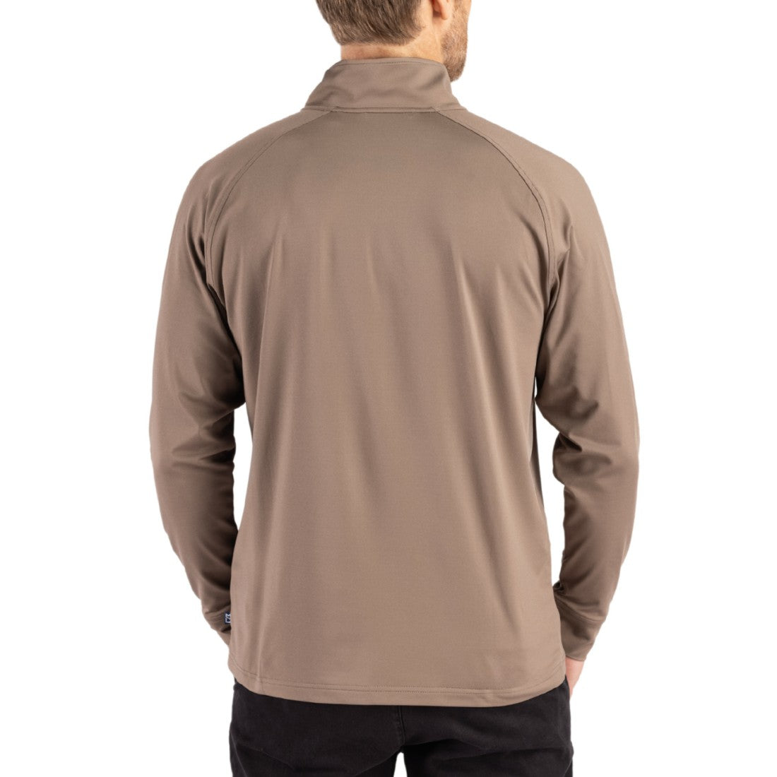 Detroit Lions  Cutter & Buck Adapt Eco Knit Stretch Recycled Quarter-Zip Pullover