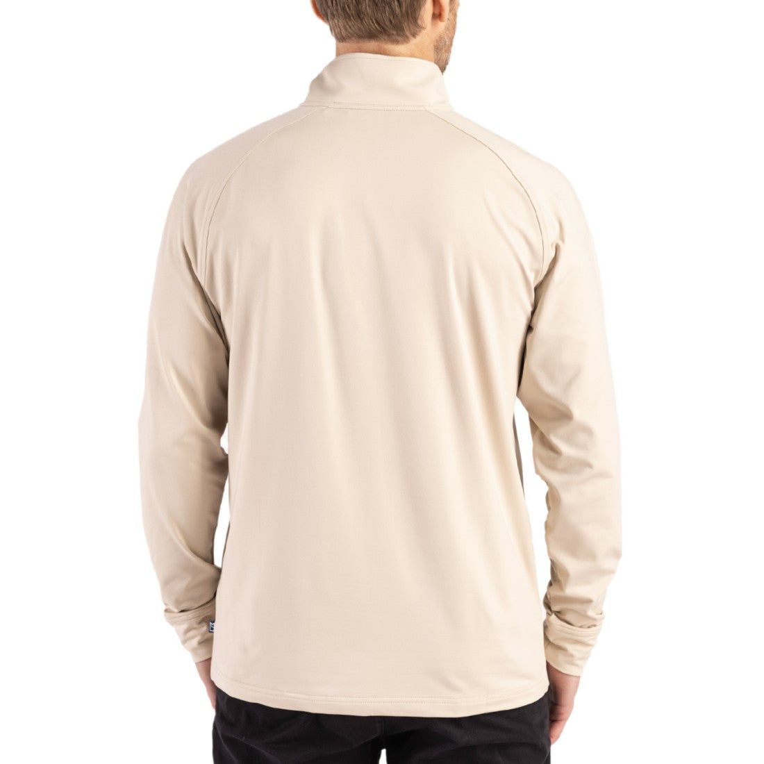 Houston Texans  Cutter & Buck Adapt Eco Knit Stretch Recycled Quarter-Zip Pullover