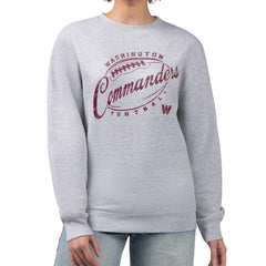 Washington Commanders  G-III 4Her by Carl Banks Women's Distressed Graphics Fleece Pullover Sweatshirt