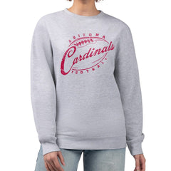Arizona Cardinals  G-III 4Her by Carl Banks Women's Distressed Graphics Fleece Pullover Sweatshirt