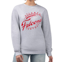 Atlanta Falcons  G-III 4Her by Carl Banks Women's Distressed Graphics Fleece Pullover Sweatshirt