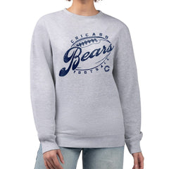 Chicago Bears  G-III 4Her by Carl Banks Women's Distressed Graphics Fleece Pullover Sweatshirt