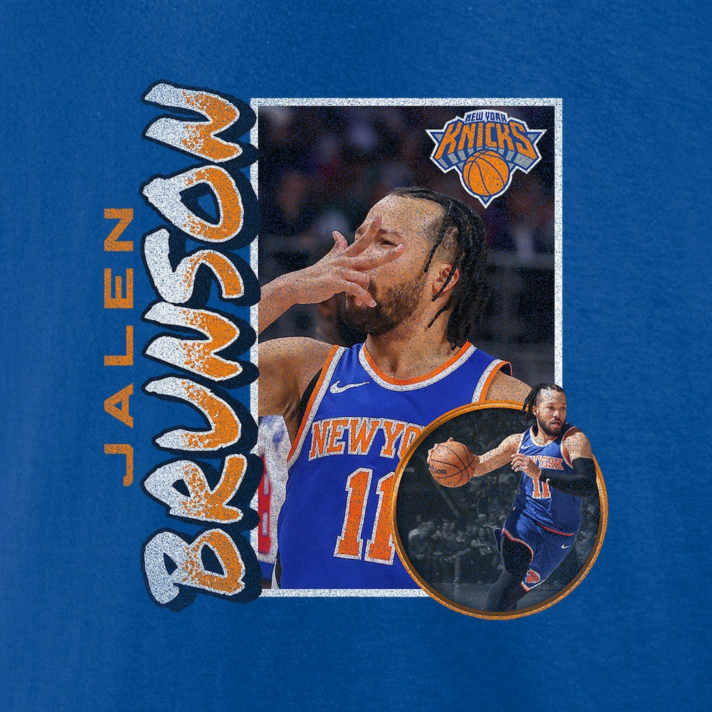 Jalen Brunson New York Knicks '90s Player Graphic T-Shirt Discount