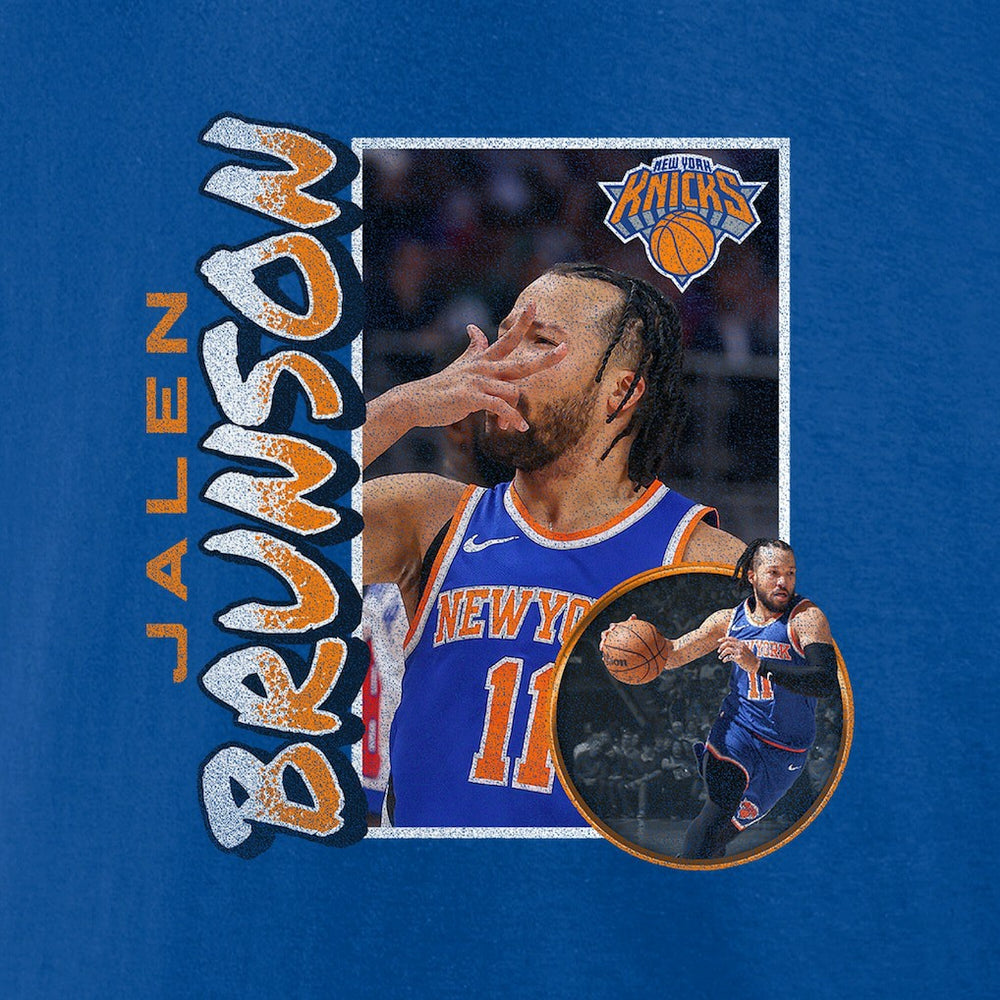 Jalen Brunson New York Knicks '90s Player Graphic T-Shirt Discount
