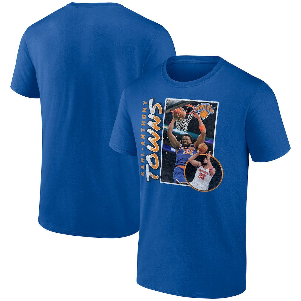 Karl-Anthony Towns New York Knicks '90s Player Graphic T-Shirt Online