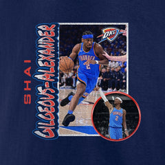 Shai Gilgeous-Alexander Oklahoma City Thunder '90s Player Graphic T-Shirt Discount