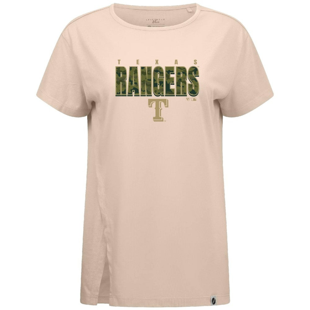 Texas Rangers Levelwear Women's Influx Protect W T-Shirt | MLB Outlet