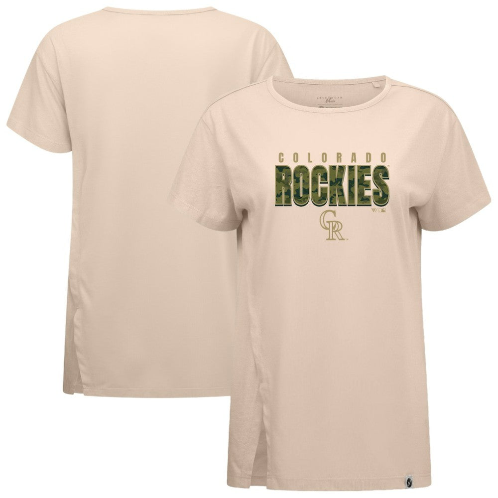 Colorado Rockies Levelwear Women's Influx Protect W T-Shirt | MLB For sale