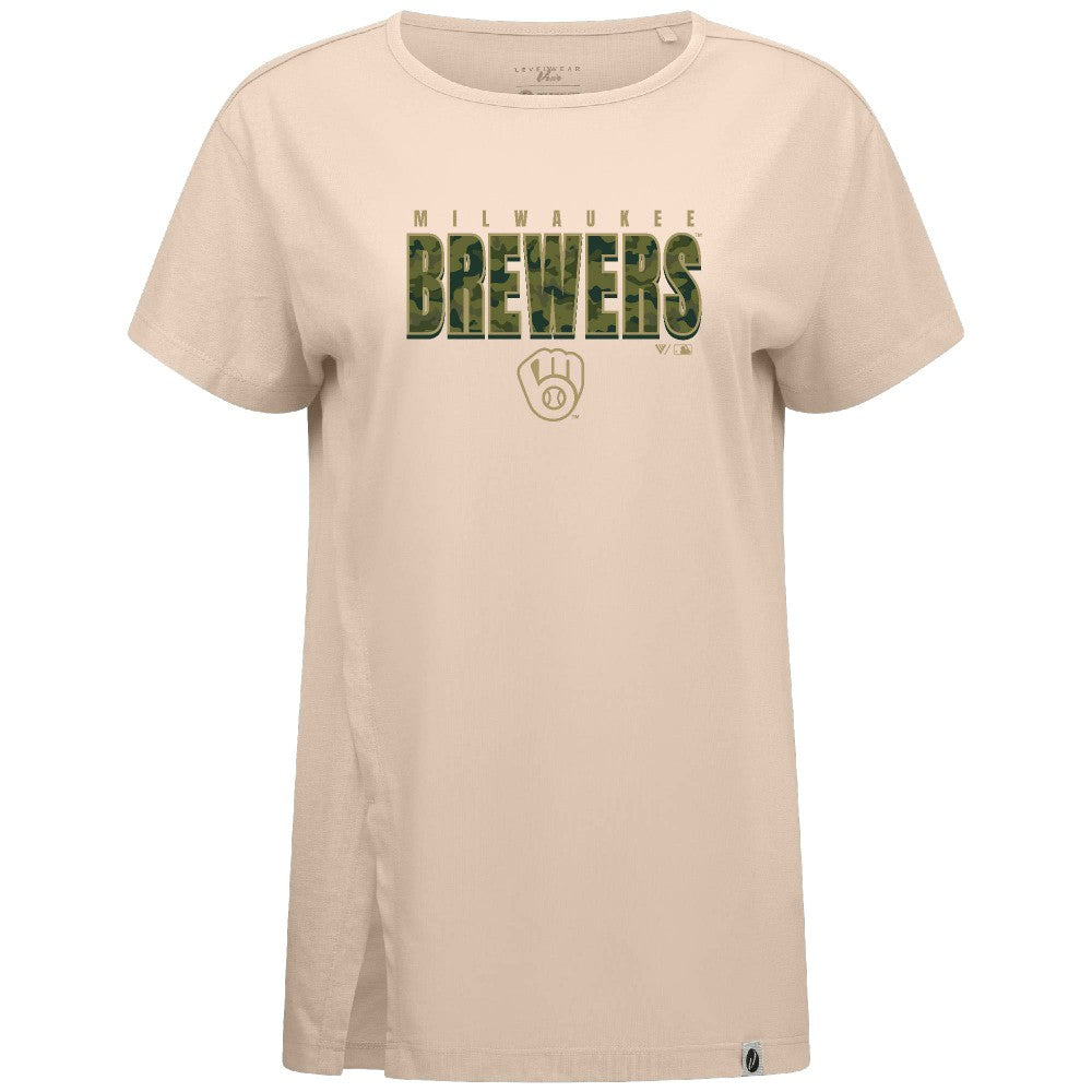Milwaukee Brewers Levelwear Women's Influx Protect W T-Shirt | MLB US