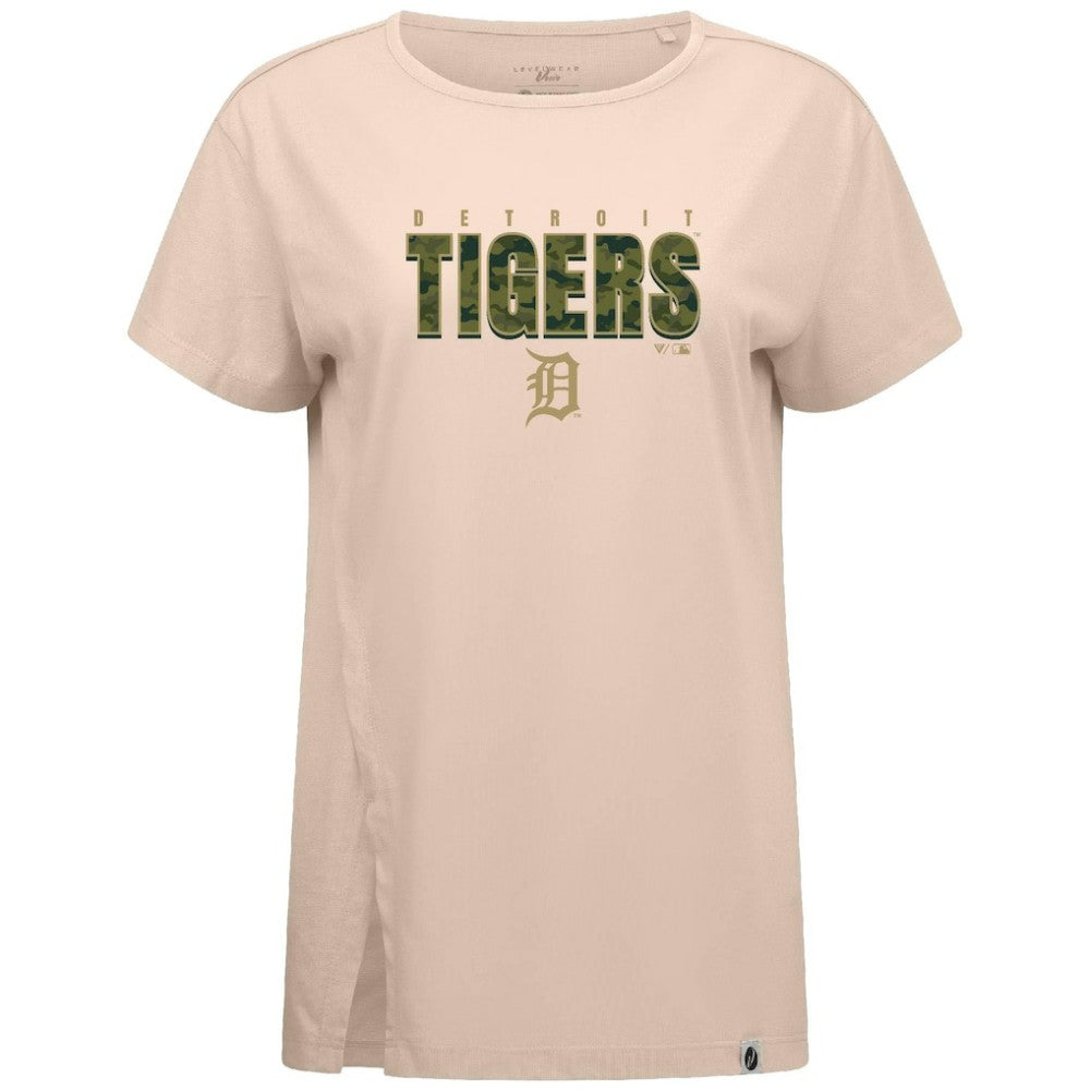 Detroit Tigers Levelwear Women's Influx Protect W T-Shirt | MLB Shop