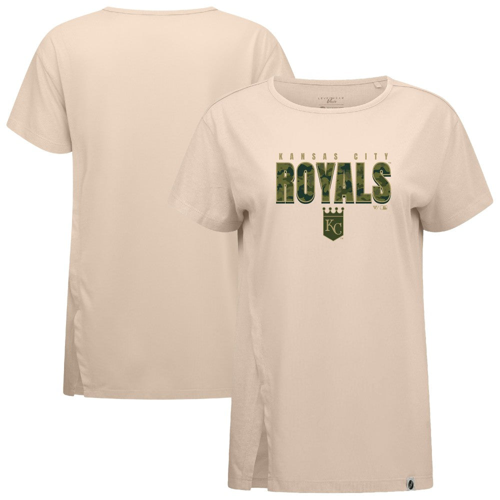 Kansas City Royals Levelwear Women's Influx Protect W T-Shirt | MLB New