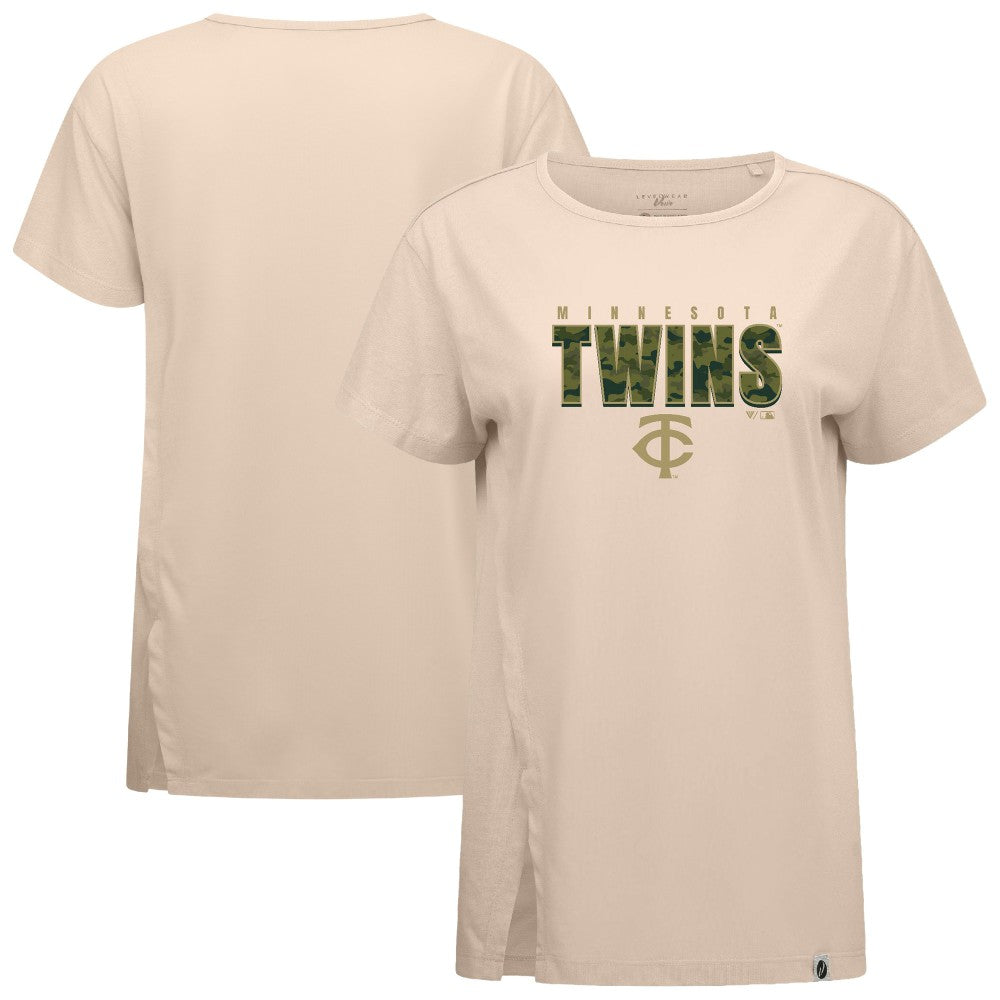 Minnesota Twins Levelwear Women's Influx Protect W T-Shirt | MLB New