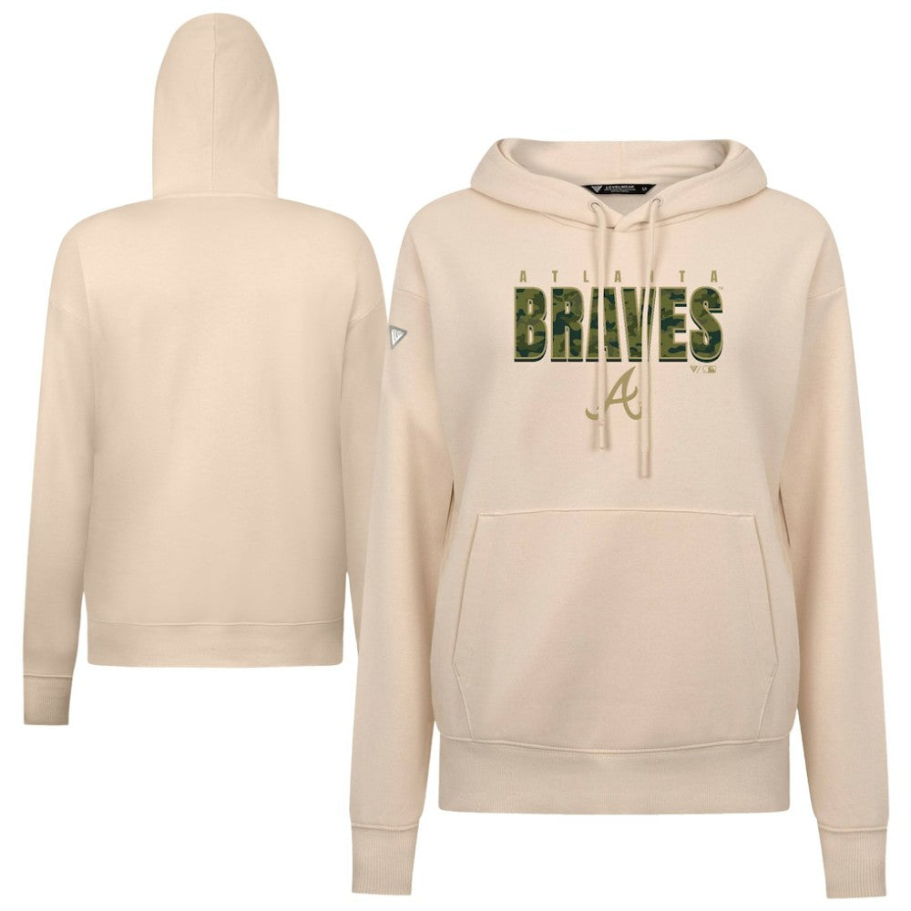 Atlanta Braves Levelwear Women's Adorn Protect W Pullover Hoodie | MLB US
