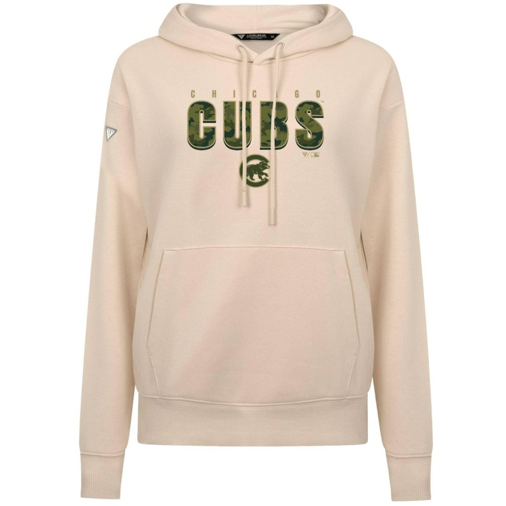 Chicago Cubs Levelwear Women's Adorn Protect W Pullover Hoodie | MLB New