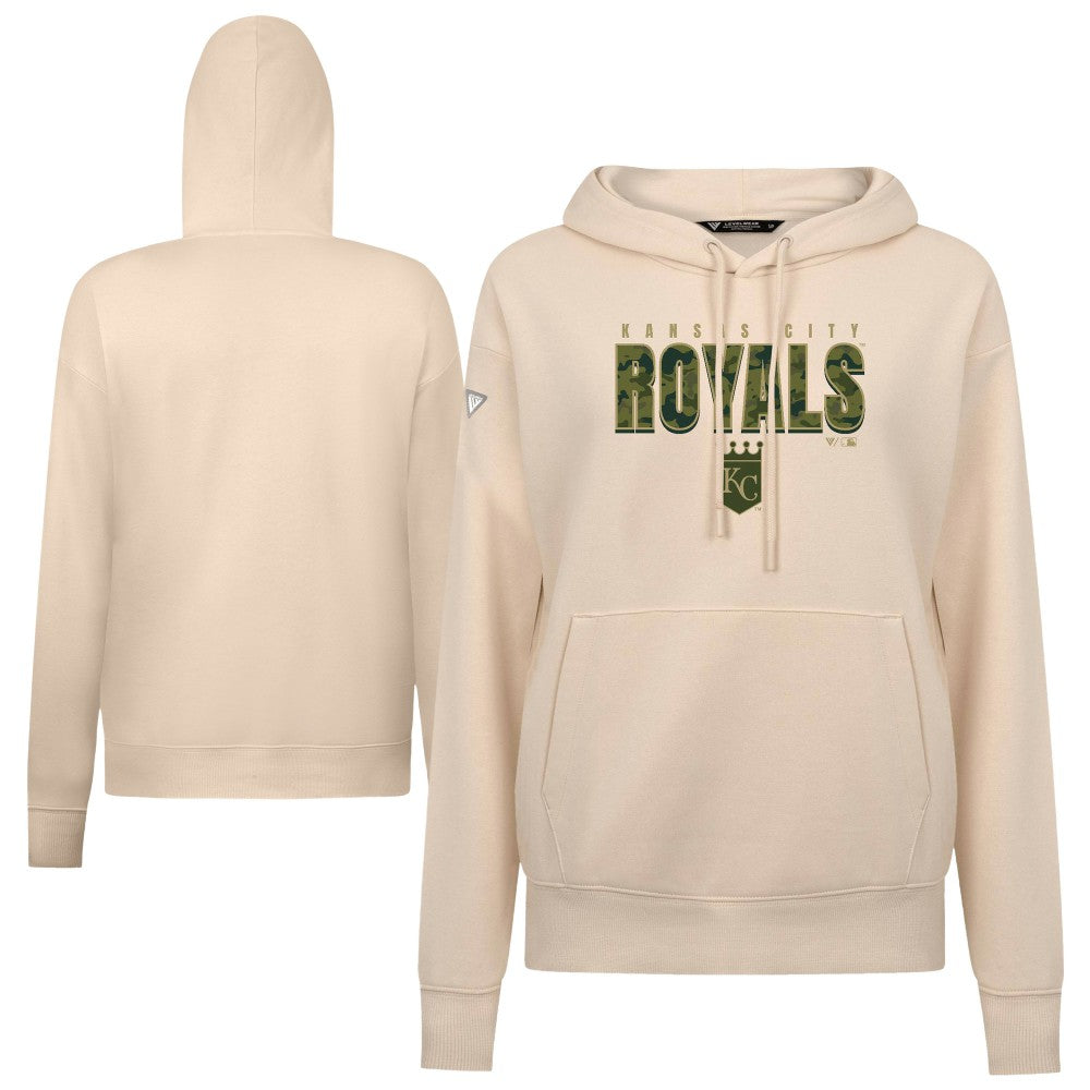 Kansas City Royals Levelwear Women's Adorn Protect W Pullover Hoodie | MLB Discount