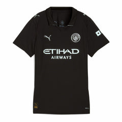 Manchester City Women's 2025/26 Away Replica Custom Jersey Black - Puma