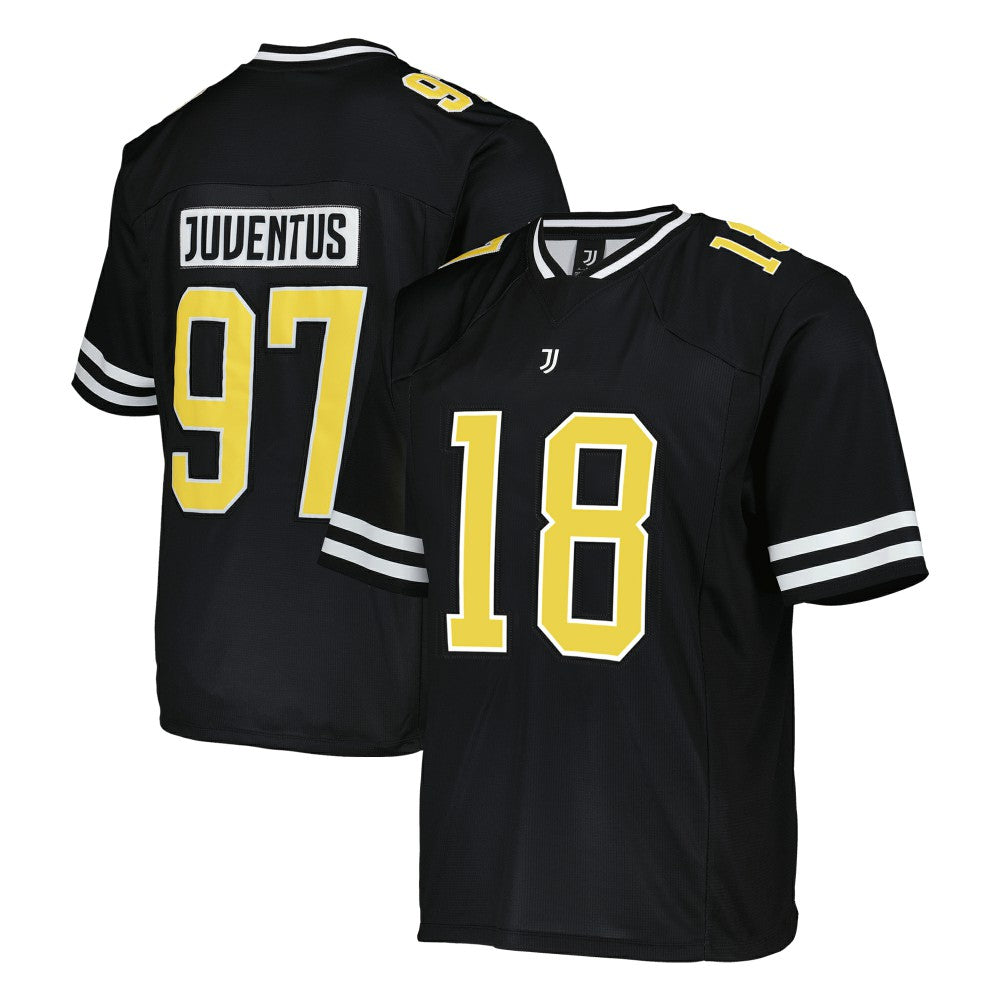 Juventus Collegiate American Football Foundation Fashion Jersey Black - Fanatics