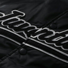 Juventus Collegiate Sateen Full-Snap Jacket Black - Fanatics