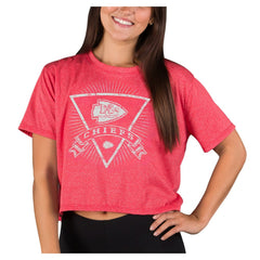 Kansas City Chiefs  Concepts Sport Women's Quest Knit Crop Top