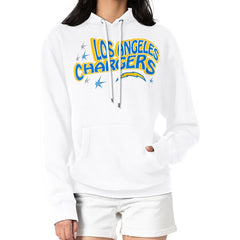 Los Angeles Chargers  Starter Women's Fireworks Fleece Pullover Hoodie