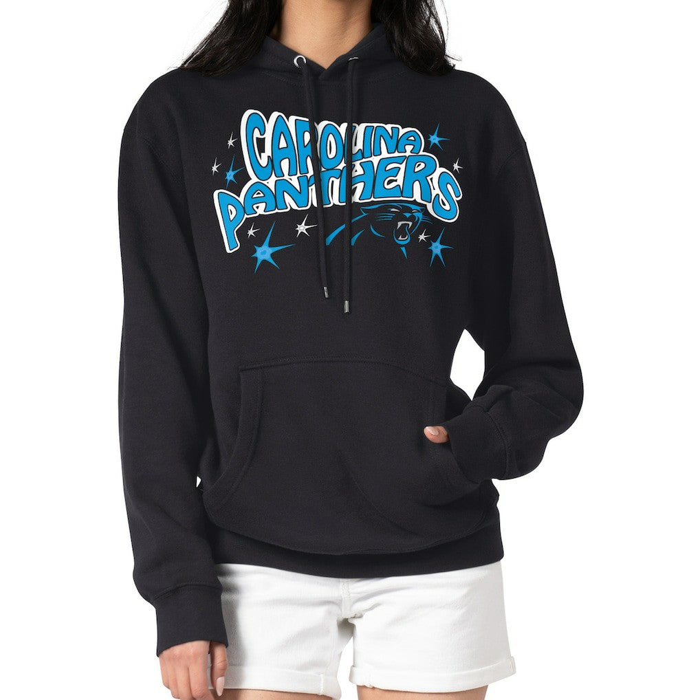 Carolina Panthers  Starter Women's Fireworks Fleece Pullover Hoodie