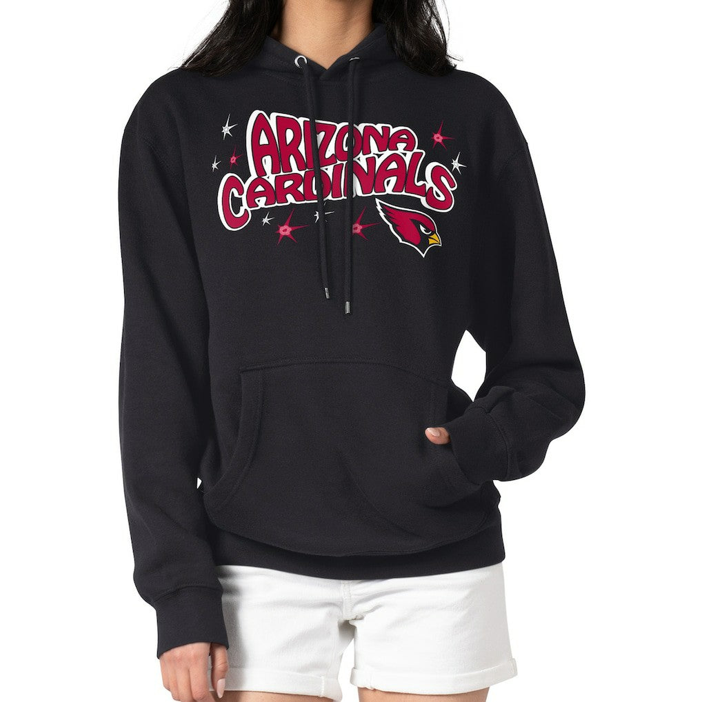 Arizona Cardinals  Starter Women's Fireworks Fleece Pullover Hoodie