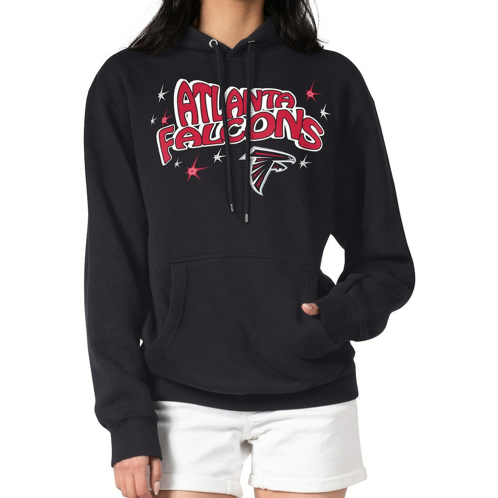 Atlanta Falcons  Starter Women's Fireworks Fleece Pullover Hoodie