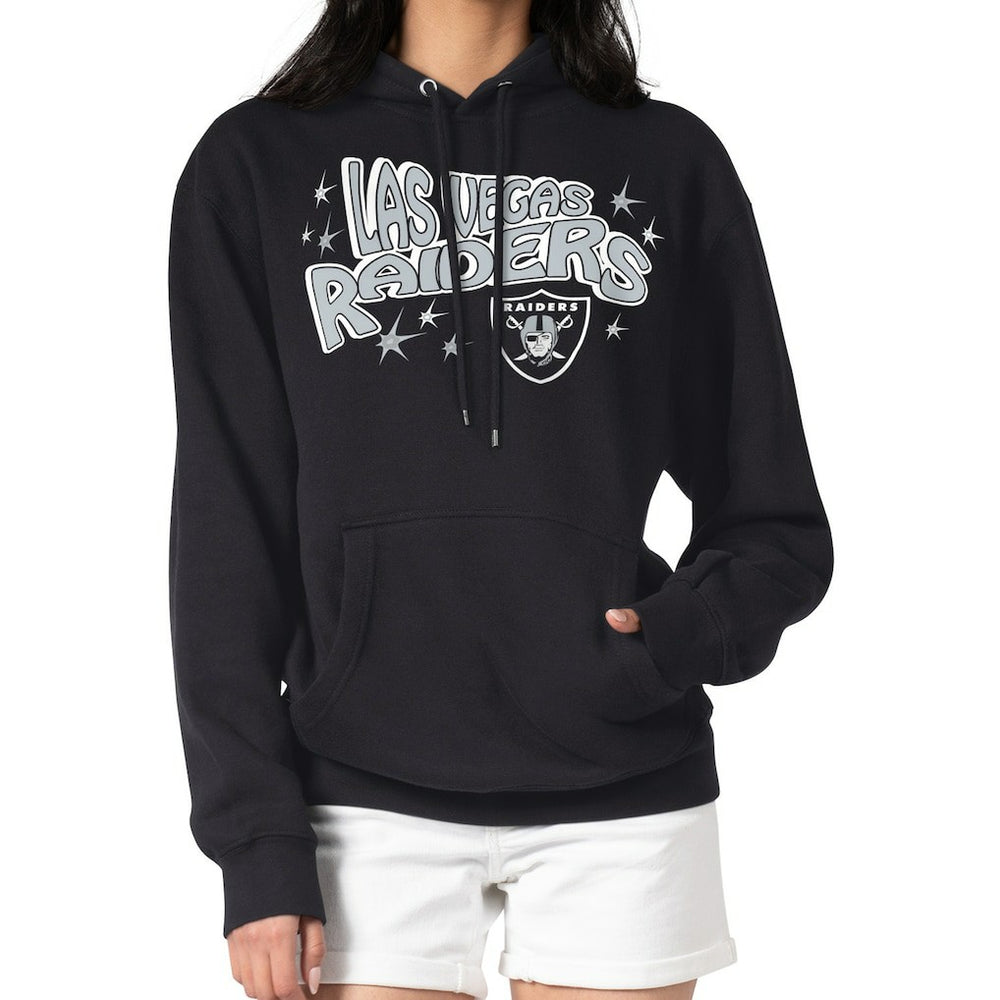 Las Vegas Raiders  Starter Women's Fireworks Fleece Pullover Hoodie