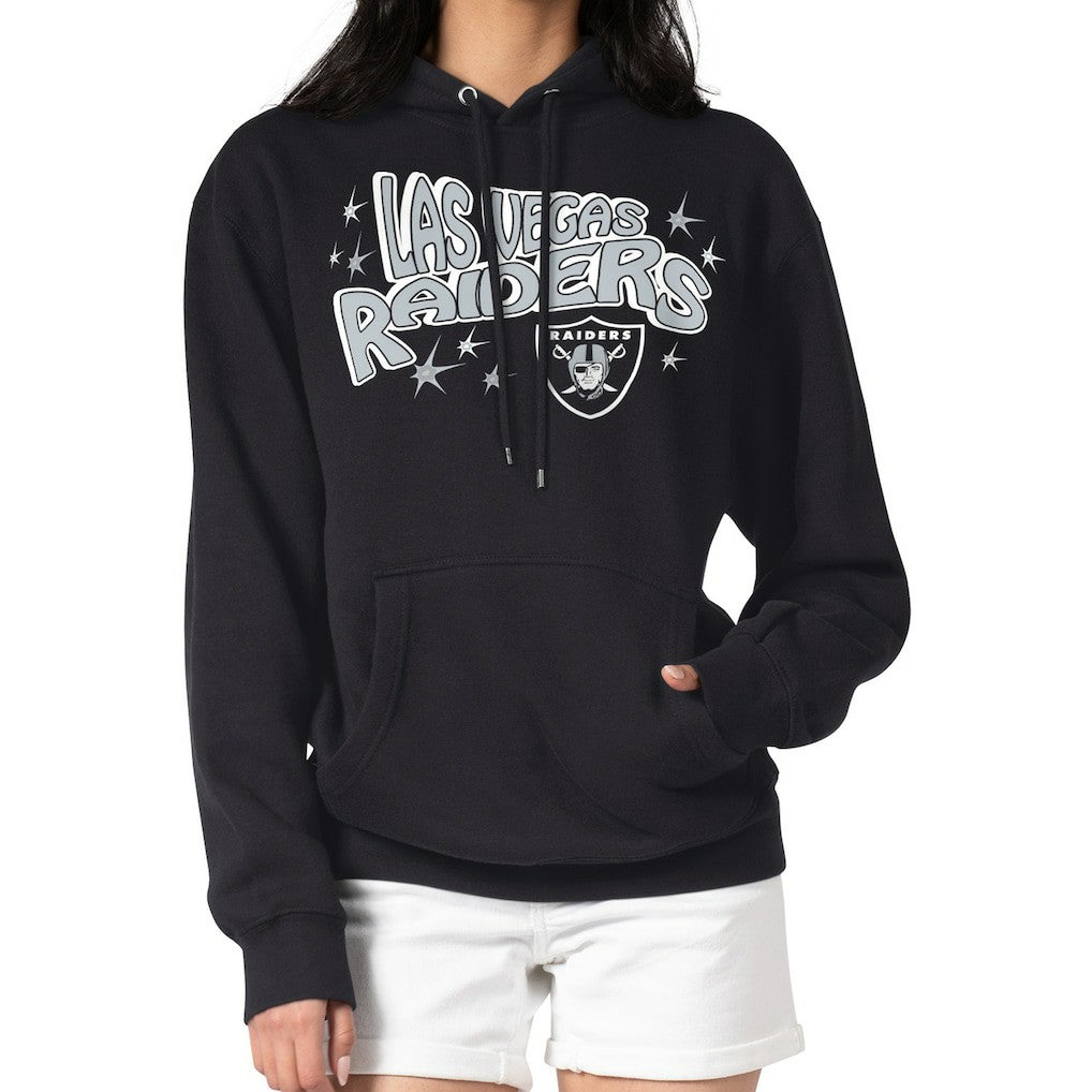 Las Vegas Raiders  Starter Women's Fireworks Fleece Pullover Hoodie