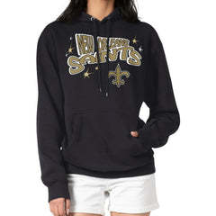 New Orleans Saints  Starter Women's Fireworks Fleece Pullover Hoodie