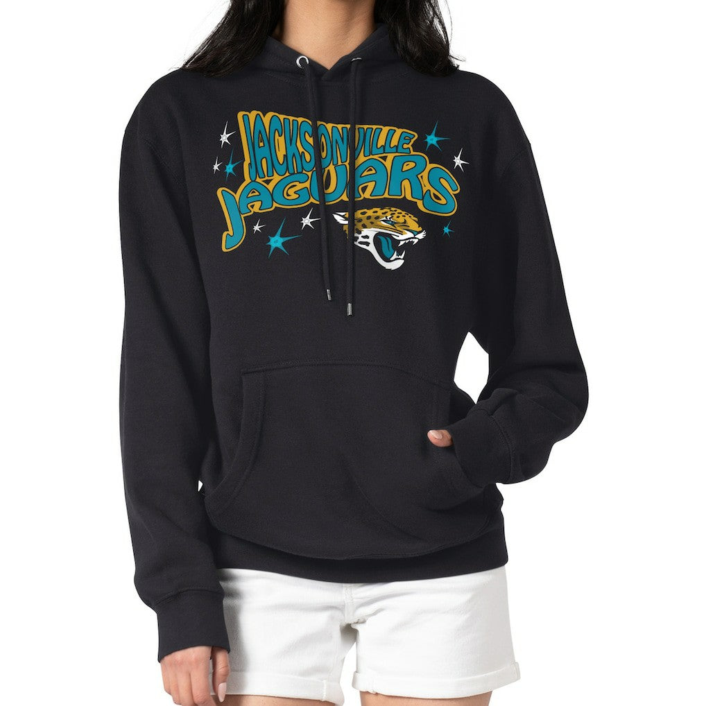 Jacksonville Jaguars  Starter Women's Fireworks Fleece Pullover Hoodie