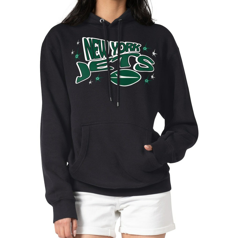 New York Jets  Starter Women's Fireworks Fleece Pullover Hoodie