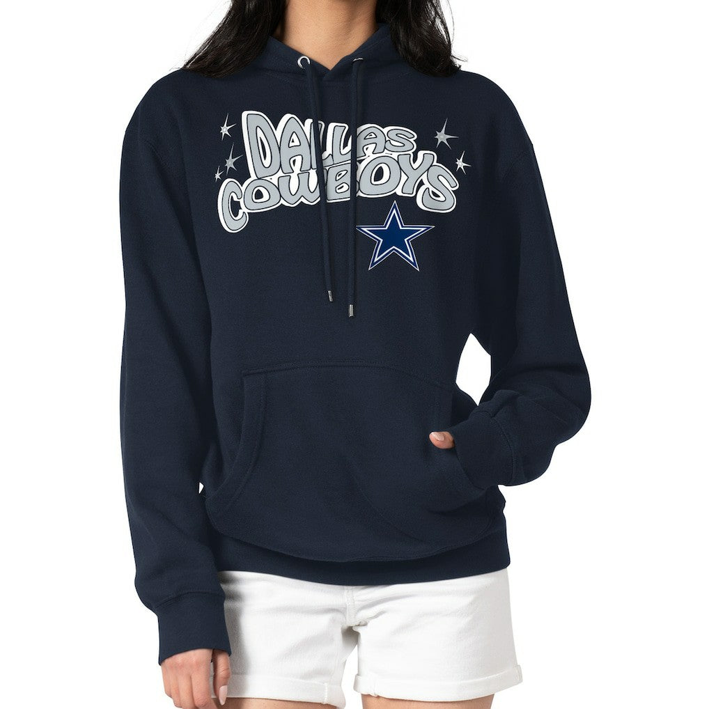 Dallas Cowboys  Starter Women's Fireworks Fleece Pullover Hoodie