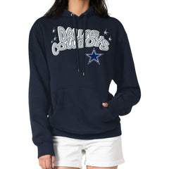 Dallas Cowboys  Starter Women's Fireworks Fleece Pullover Hoodie