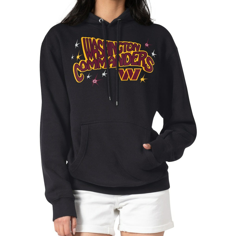 Washington Commanders  Starter Women's Fireworks Fleece Pullover Hoodie