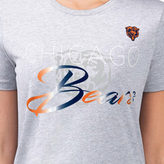 Chicago Bears  G-III 4Her by Carl Banks Women's Super-Slim Fit Lightweight Shadow Logo T-Shirt