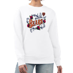 Chicago Bears  G-III 4Her by Carl Banks Women's Roses Fleece Tri-Blend Pullover Sweatshirt
