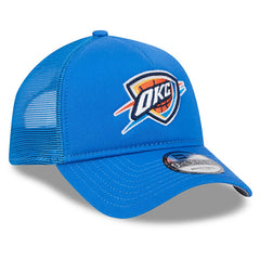 Oklahoma City Thunder Core Logo Foam Front A-Frame 9FORTY Adjustable Trucker Hat Discount