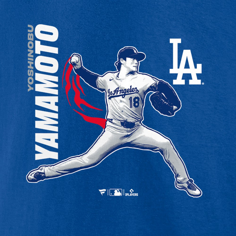 Yoshinobu Yamamoto Los Angeles Dodgers Player Graphic T-Shirt | MLB US