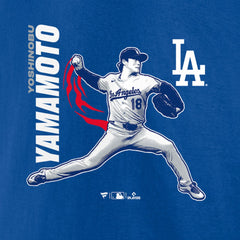 Yoshinobu Yamamoto Los Angeles Dodgers Player Graphic T-Shirt | MLB US