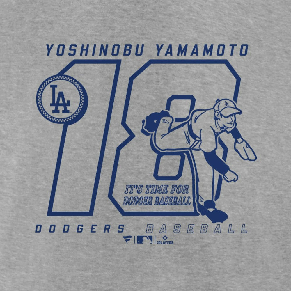 Yoshinobu Yamamoto Los Angeles Dodgers Player Graphic T-Shirt | MLB New
