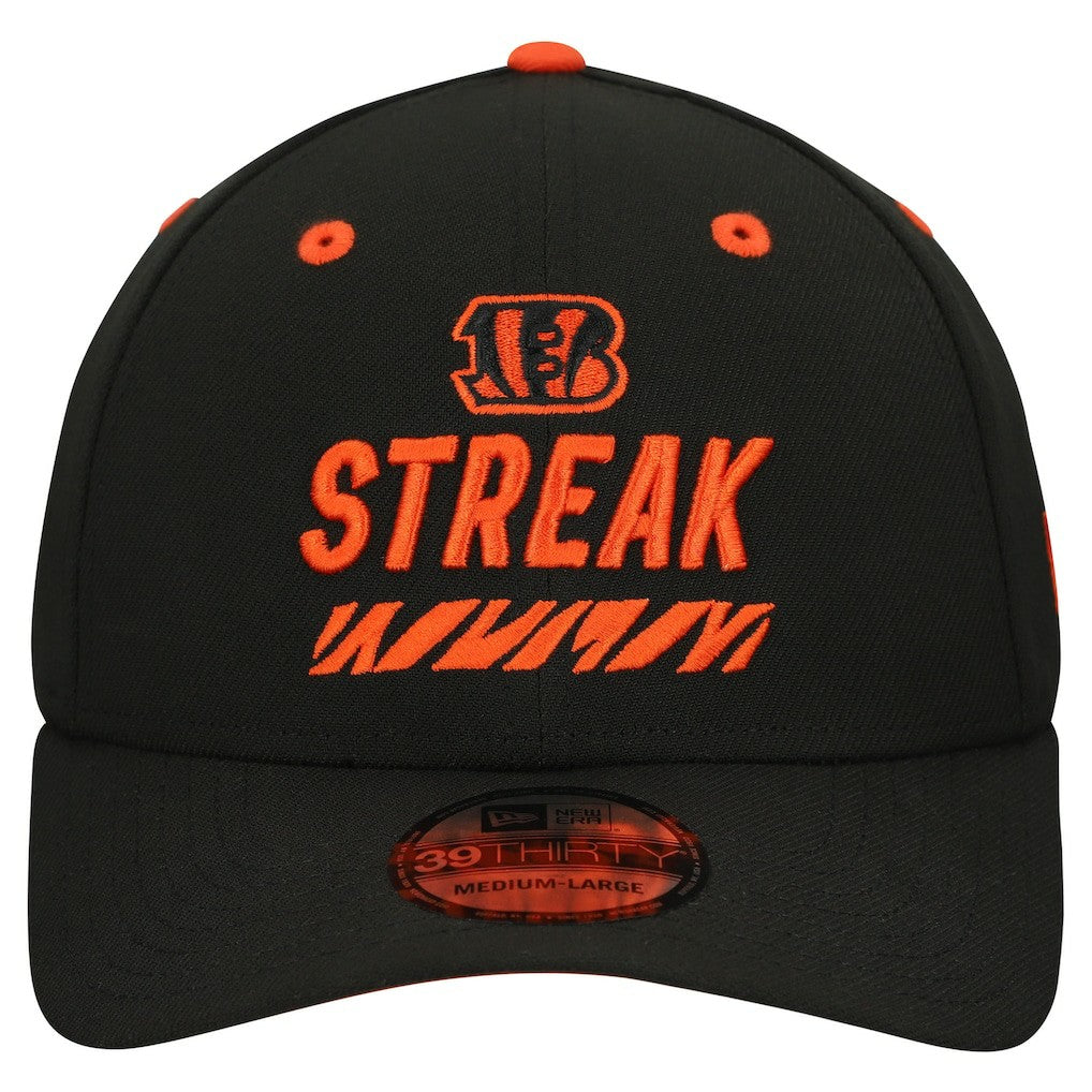 Cincinnati Bengals New Era STREAK Season Ticket Member 39THIRTY Flex Hat