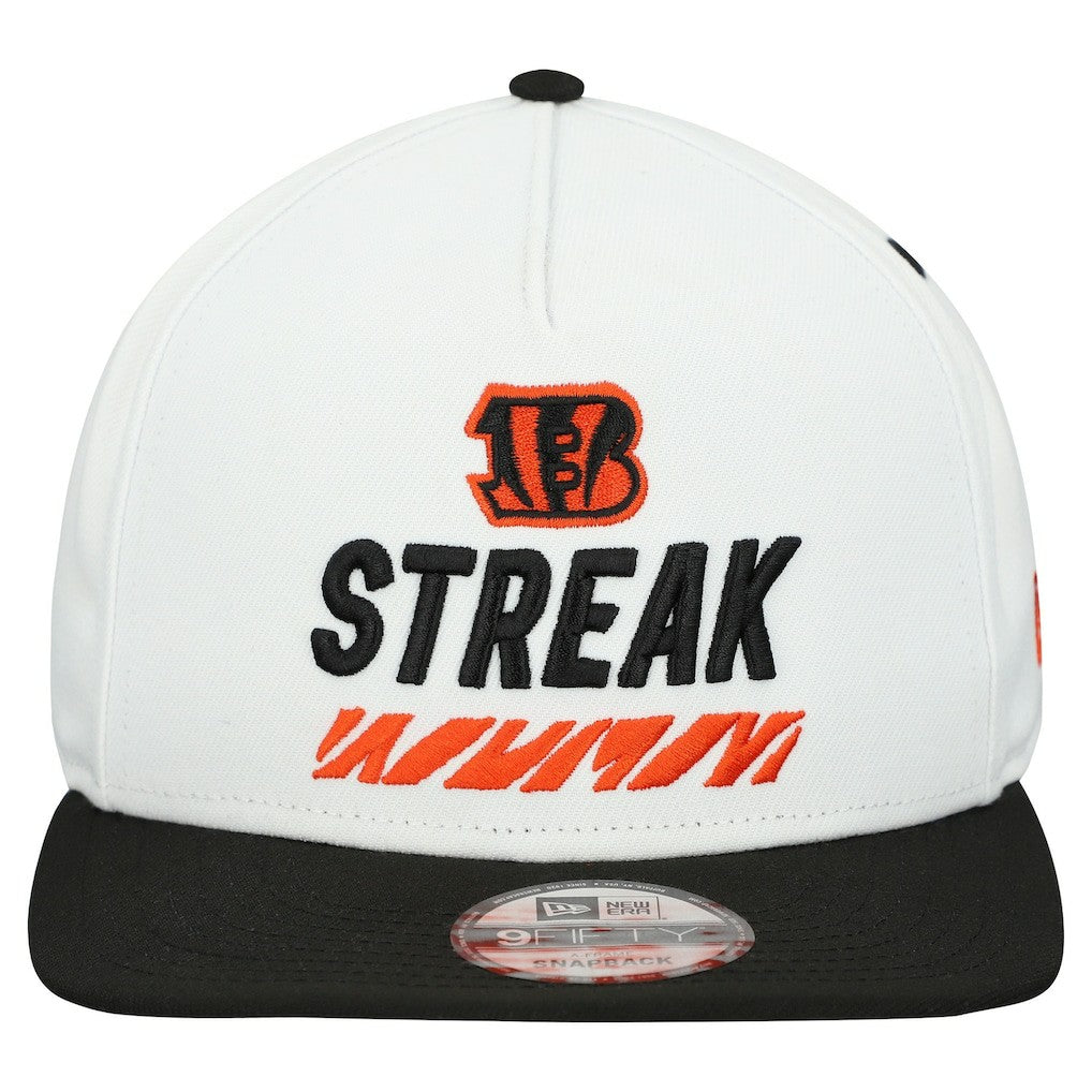Cincinnati Bengals New Era STREAK Season Ticket Member 9FIFTY A-Frame Snapback Hat